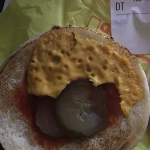 Ordered 2 Cheeseburger meal with no pickle and this is what I got. They just don't care about the customer...