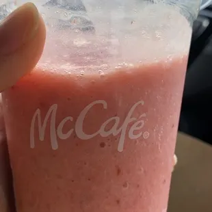 Supposed to be strawberry milkshake