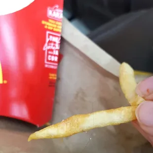 And then a piece of hair in the fries. Thank you McDs.