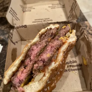 raw double quarter pounder