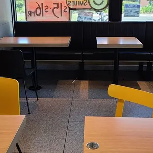 Inside of Mcdonald