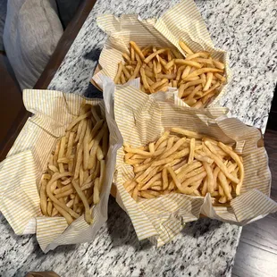 Old, soggy, fries