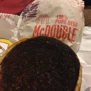 That's not the patty that there is the bun.