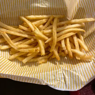 a basket of french fries