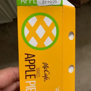 We ordered from DD after 5pm and Tony, the manager, packed this apple pie that had expired by 2:12pm. Your quality assurance sucks!!!!!!