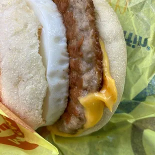 I got a SAUSAGE McMUFFIN