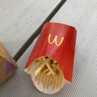 Half full fries