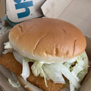 9/3/21 (fri): Filet O Fish w/ Lettuce