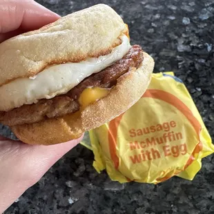 Sausage &amp; Egg McMuffin