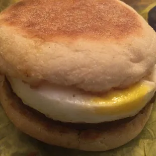 McMuffin sausage and egg