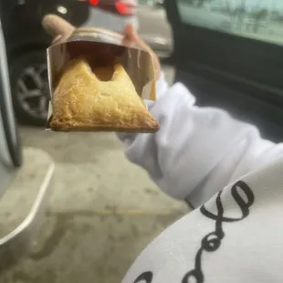 Filling in the bottom of the container