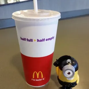 Bucket o&apos; sweet tea and a brand new minion in time for new movie! Banana!  :-)