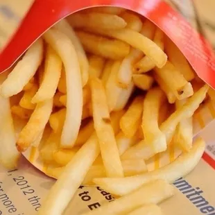 a bag of french fries
