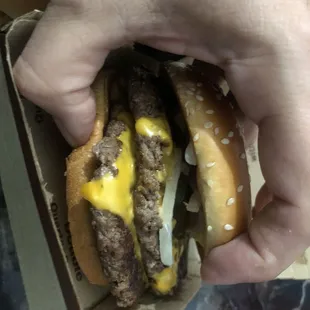 Double Quarter Pounder with Cheese Deluxe but is it really?!
