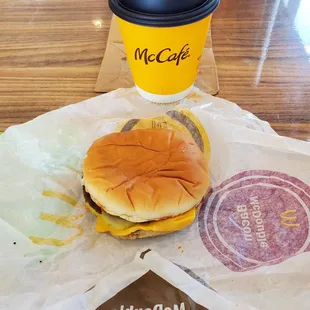 McDouble &amp; coffee