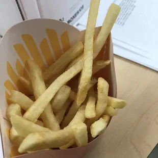 a basket of french fries
