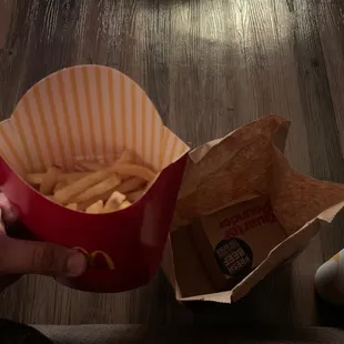 Missing fries are not in the bag