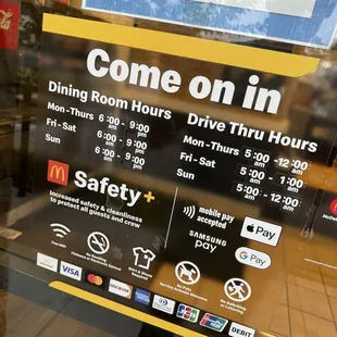 McDonald&apos;s times