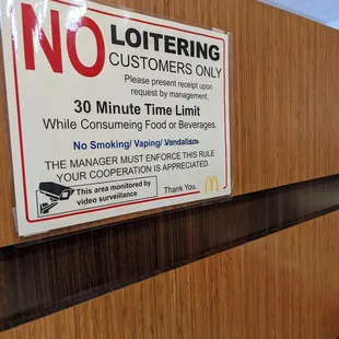 Angry signage. Also, it&apos;s &quot;Consuming&quot; - there&apos;s no &quot;e&quot;.