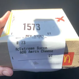 McDonald&apos;s &quot;grand mcextreme bacon&quot;