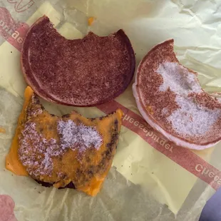 Disappointed cheeseburger