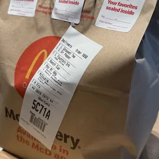 The order for Uber