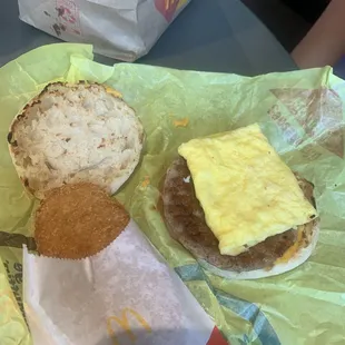 No fried egg in sight!