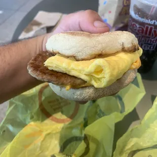 No fried egg on this one either!