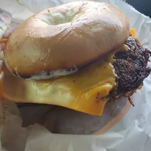 Steak bagel Jyeaah!!!