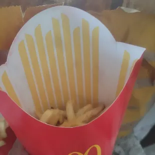Large fries are more like small fries