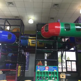 Play place. It&apos;s actually clean and my kids love it here!!