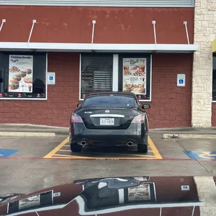 Manager/employee parked in disabled area