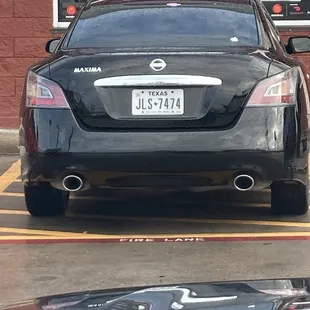 Manager/employee parked in disabled area