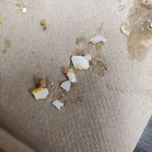 Got eggshell in my sandwich this morning :(