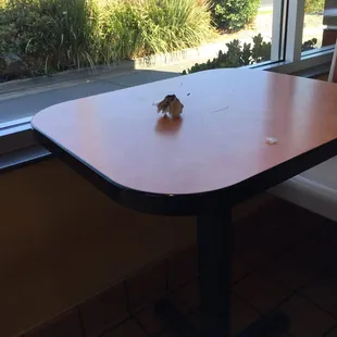 Trash and dirty tables