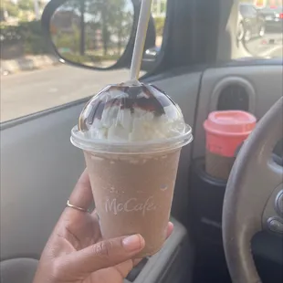 Mocha Frapp 1/2 off with app...