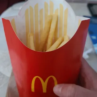 Supposed to be a large french fry... I always check my orders and today I didn't smh