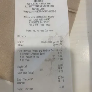 This is what I received from this McChicken sandwich!! I felt sick !! No refund no call back from Mgr ...