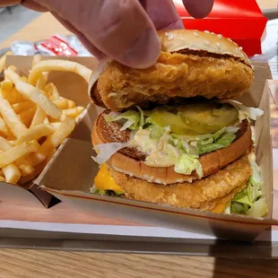 Chicken Big Mac is here! Pretty good, lives up to the nickname "Big Mess."