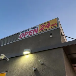 Drive thru hours