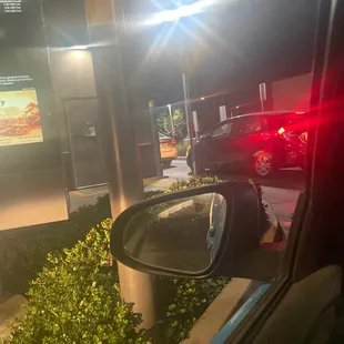 Long a** drive thru ( the system is down)