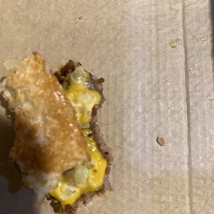 There was a hair in her food. This is disgusting and gross!