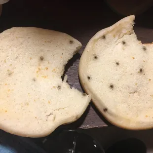 a half eaten sandwich with a bite taken out of it