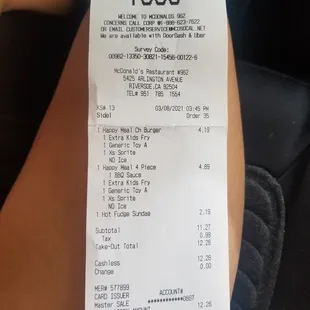 My order I know I said coke but I'm not upset about that minor mistake it's the treatment