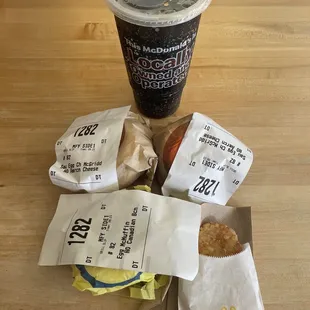 $27.00 worth of food with an up charge they just add on if you don&apos;t catch it.
