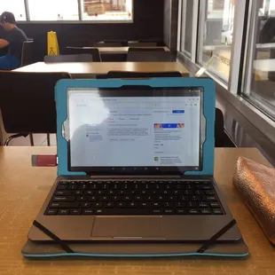 WiFi and a cold caramel macchiato. A necessary combination for a great morning!!