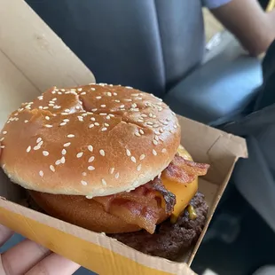 they first were rude then they made my quarter pounder so bad. never coming back here again smh