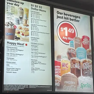 $1.49 for any size drink!