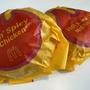 Hot 'N Spicy McChicken's!