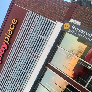 the front of a restaurant